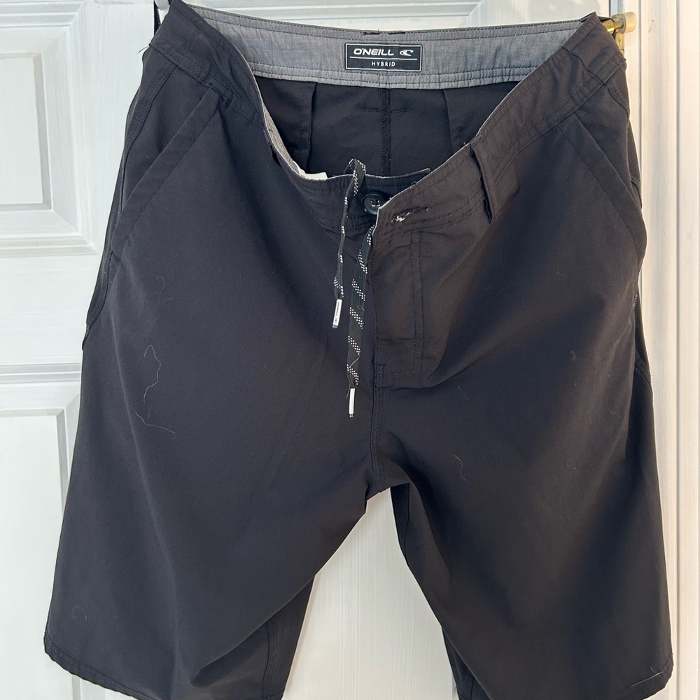 O'Neill Black Board Hybrid Shorts Size 34 NWT never worn. Smoke free home